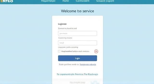 Welcome login service program